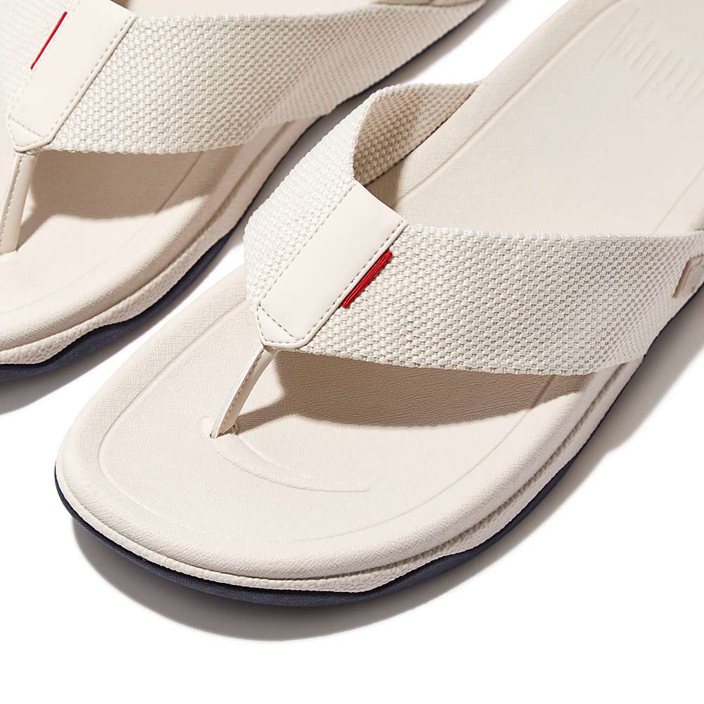 Fitflop SURFER Toe-Post Sandalen Heren Beige | FIC285916