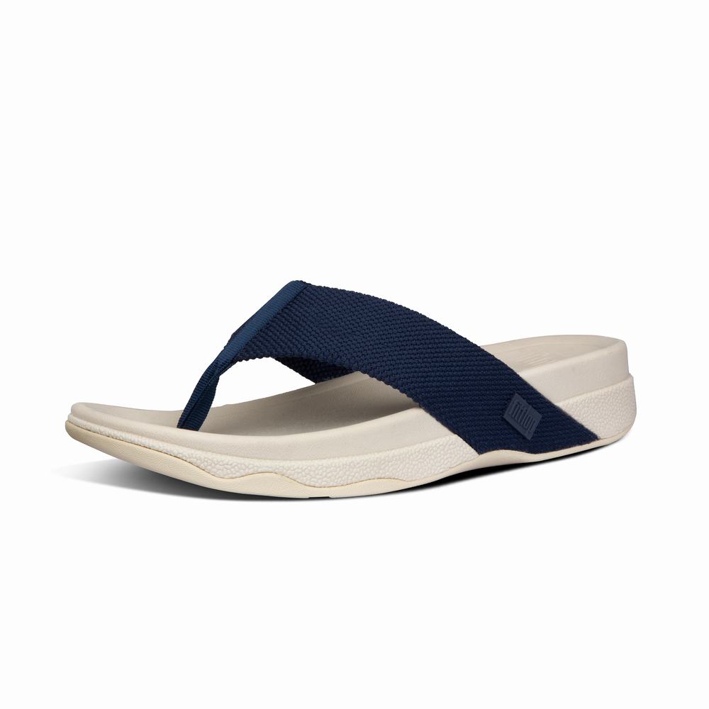 Fitflop SURFER Toe-Post Sandalen Heren Donkerblauw | BCW946827