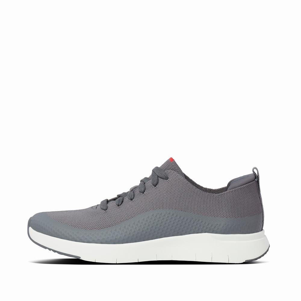 Fitflop UBERKNIT EVER Knit Sneakers Heren Grijs | UQZ489325