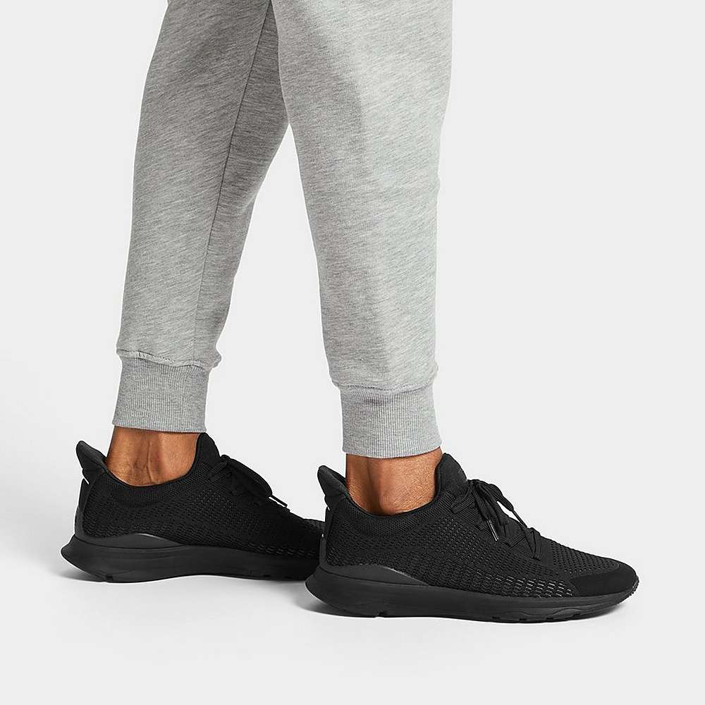 Fitflop VITAMIN FFX Knit Sports Sneakers Heren Zwart | KOB728491