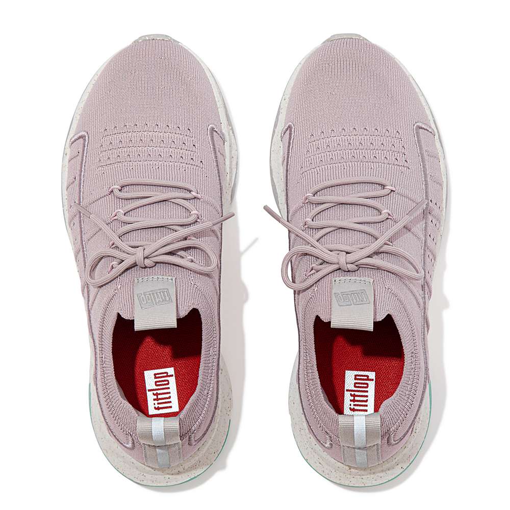 Fitflop VITAMIN FF E01 Knit Sports Sneakers Dames Paars | AOQ802456