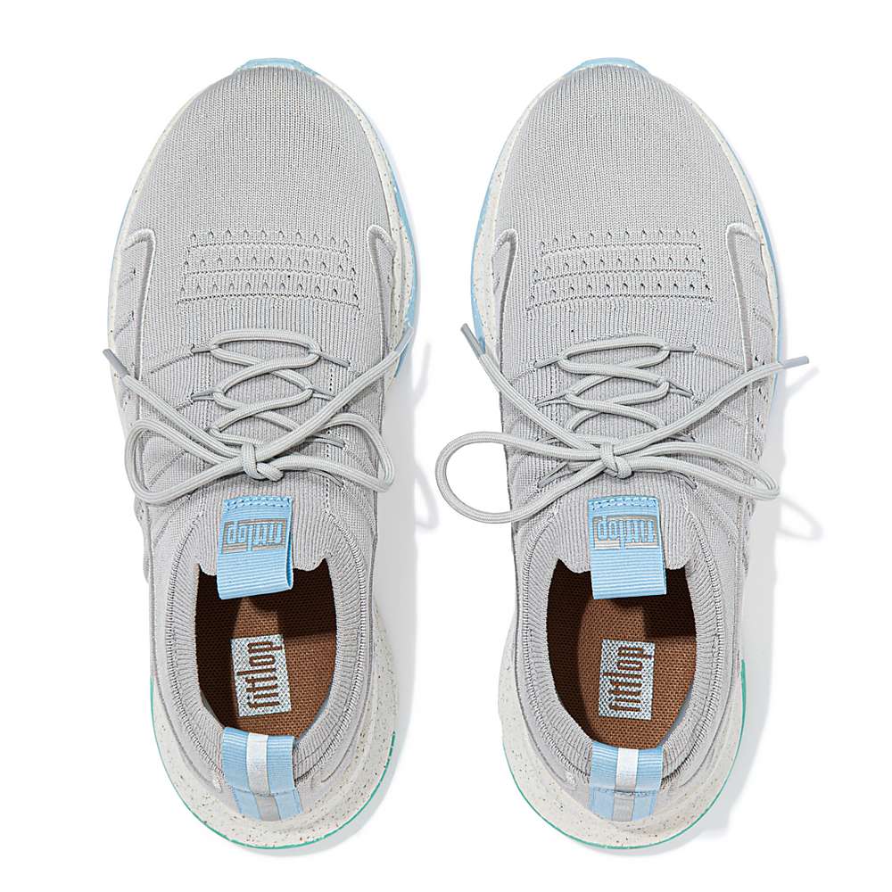 Fitflop VITAMIN FF E01 Knit Sports Sneakers Dames Grijs | OQP986725