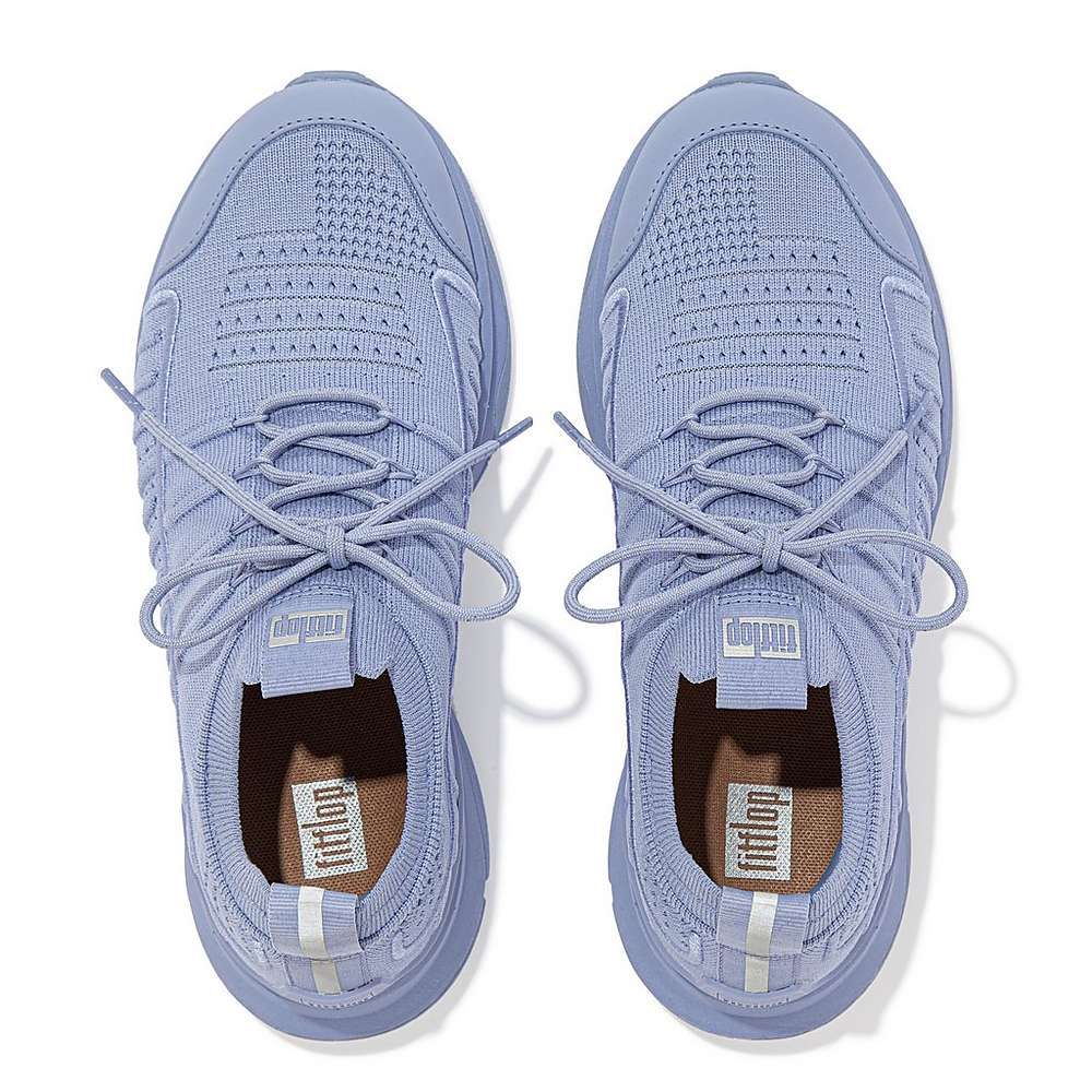 Fitflop VITAMIN FF Knit Sports Sneakers Dames Lavendel | EOT068493