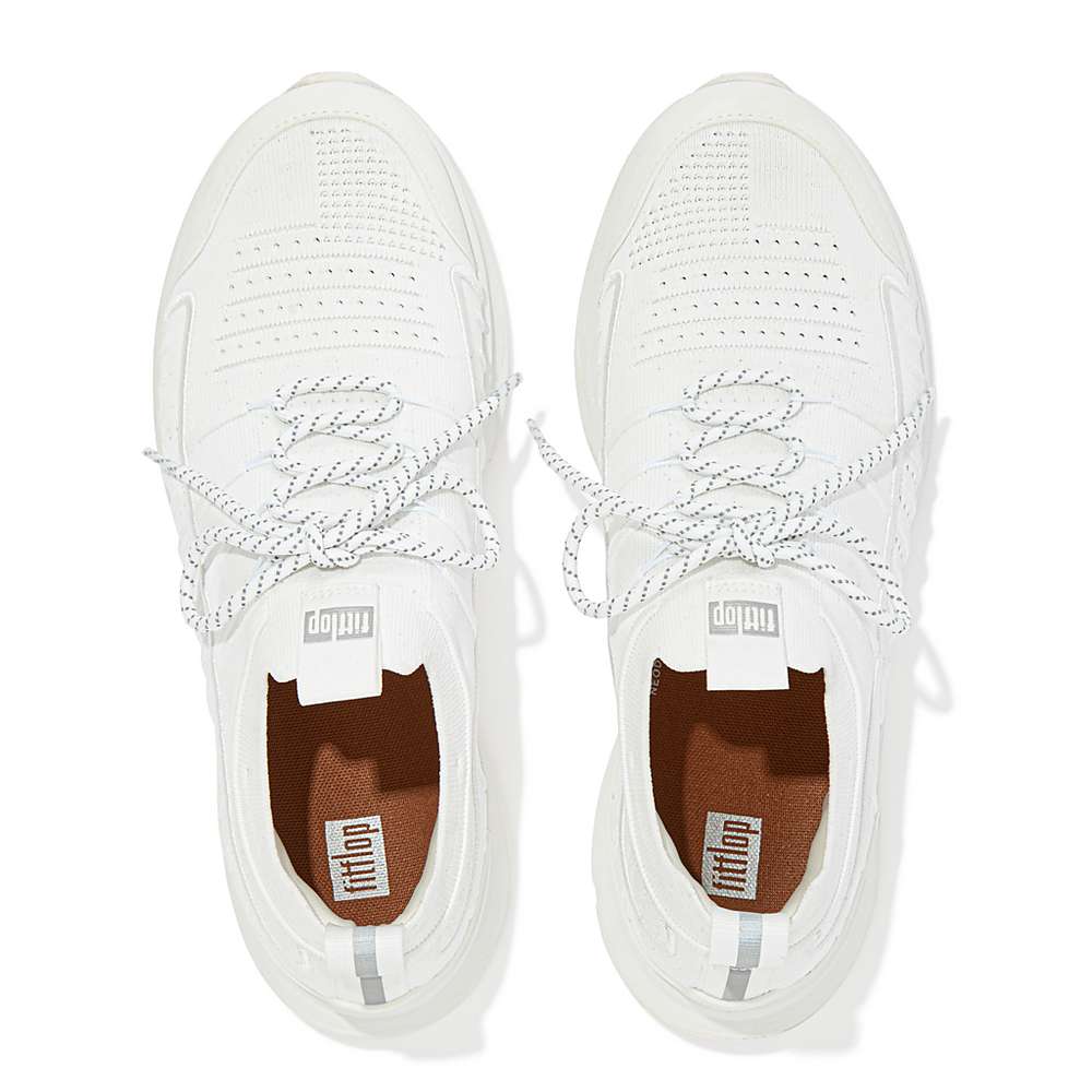 Fitflop VITAMIN FF Knit Sports Sneakers Heren Wit | WQS564982