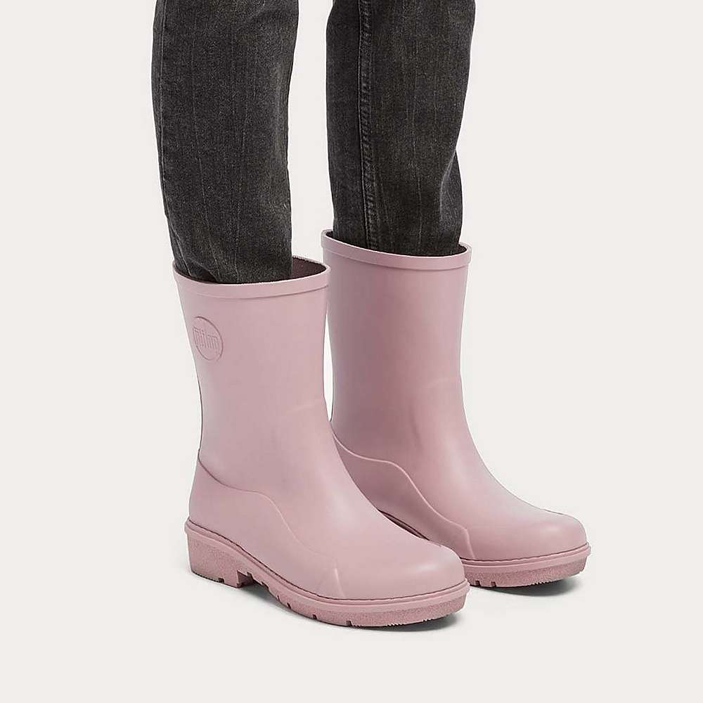 Fitflop WONDERWELLY Short Regenlaarzen Dames Roze | FTR567189