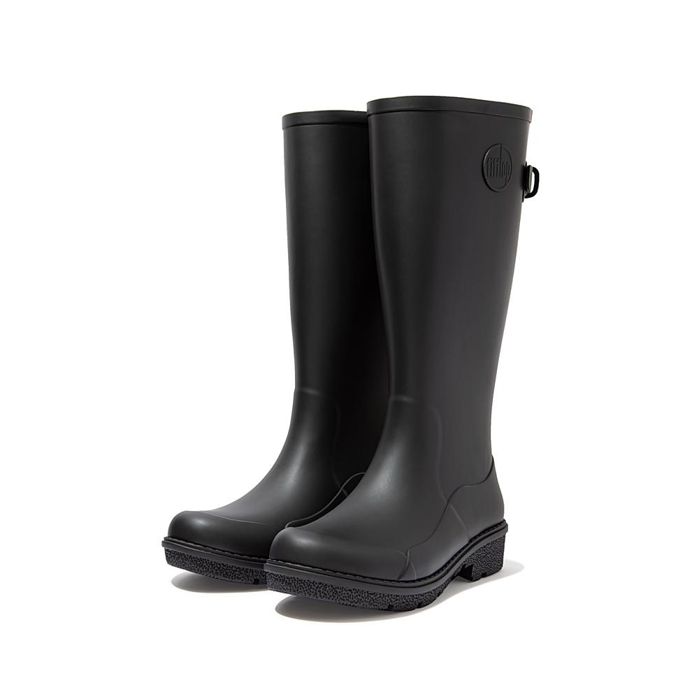 Fitflop WONDERWELLY Tall Regenlaarzen Dames Zwart | KTU814753